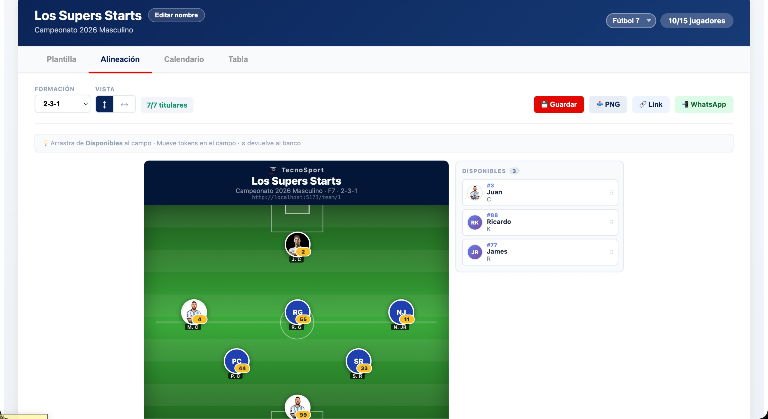 SISTEMA DE TORNEOS DE FÚTBOL